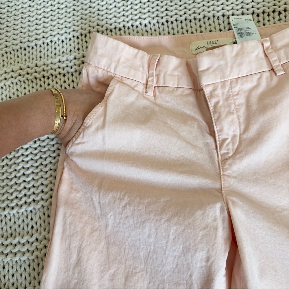 H&M L.O.G.G. Peach Straight Leg Pants - Picture 3 of 12